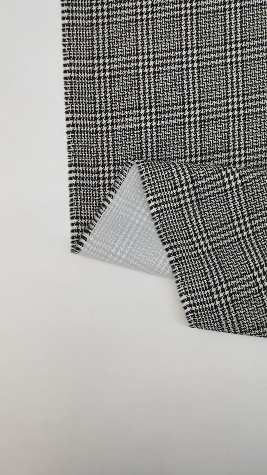 Vilnos tvidas – juodai baltas 480 g/m²