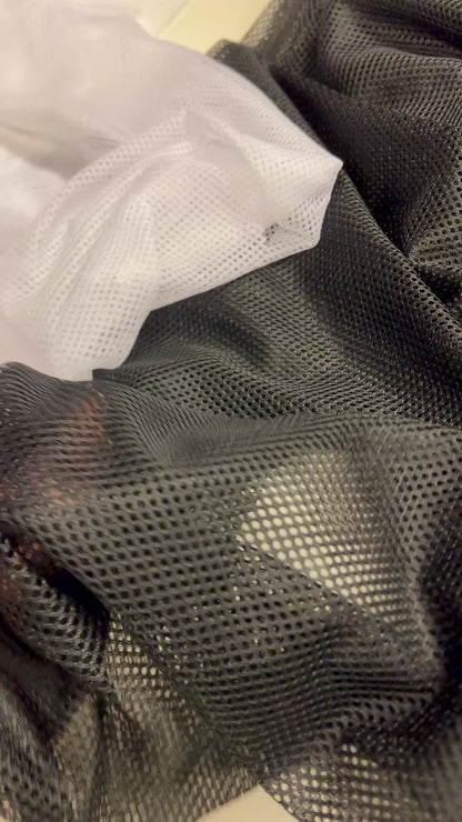 Mesh | net fabric-black 60 g/m²