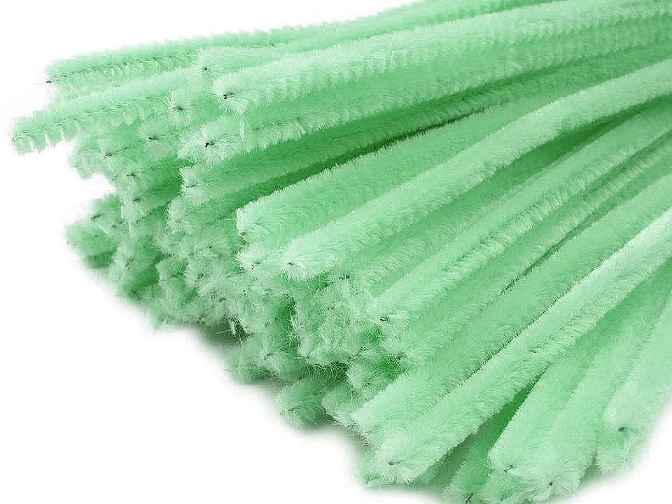 Image avec fil chenille | Ø6 mm (30 cm) |20 pièces| tons assortis – disponible chez Šarlotes audumi