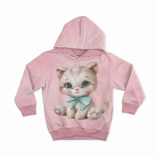 Kilpinio trikotažo panelis 40x50 cm – Pelėdžiukas su kaspinu 250 g/m²