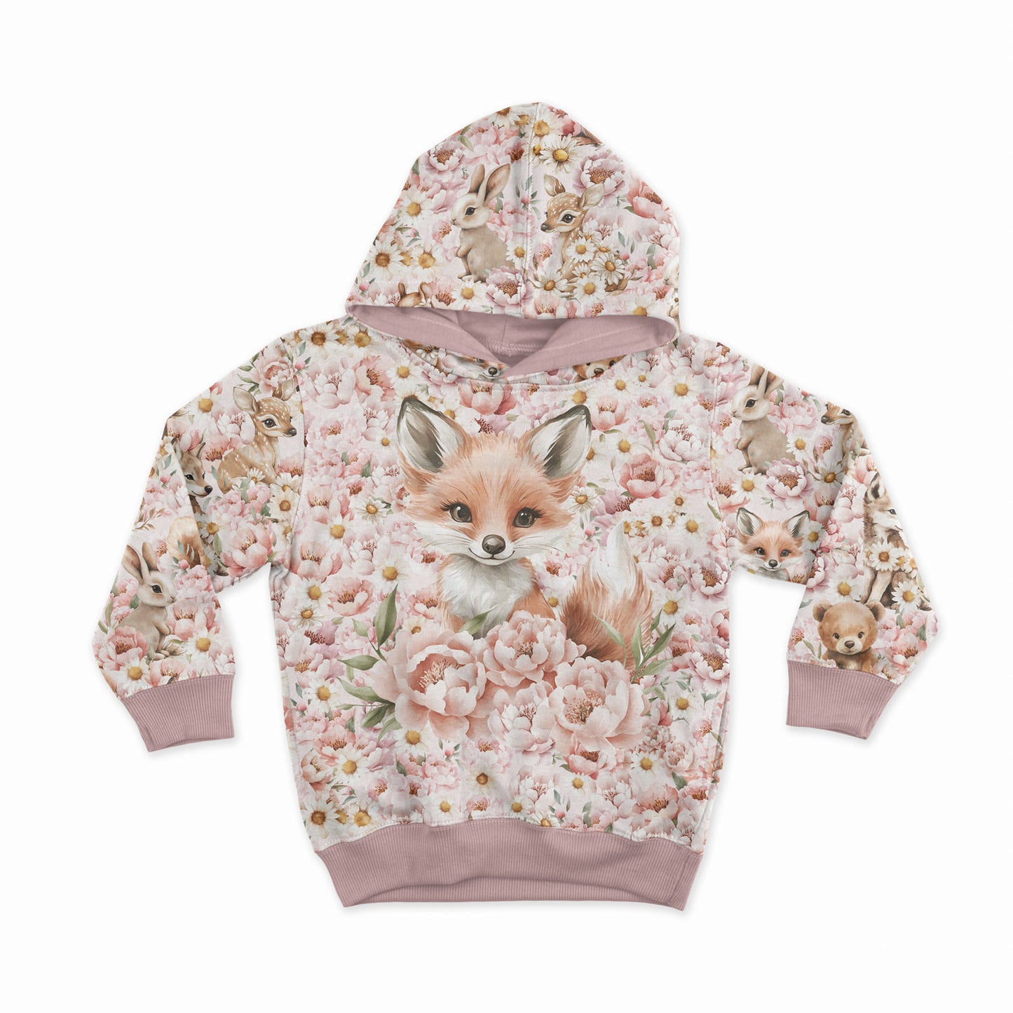 Cilpiņtrikotāžas panelis 40x50 cm-lapių margrietių ir bijūnų 250 g/m²