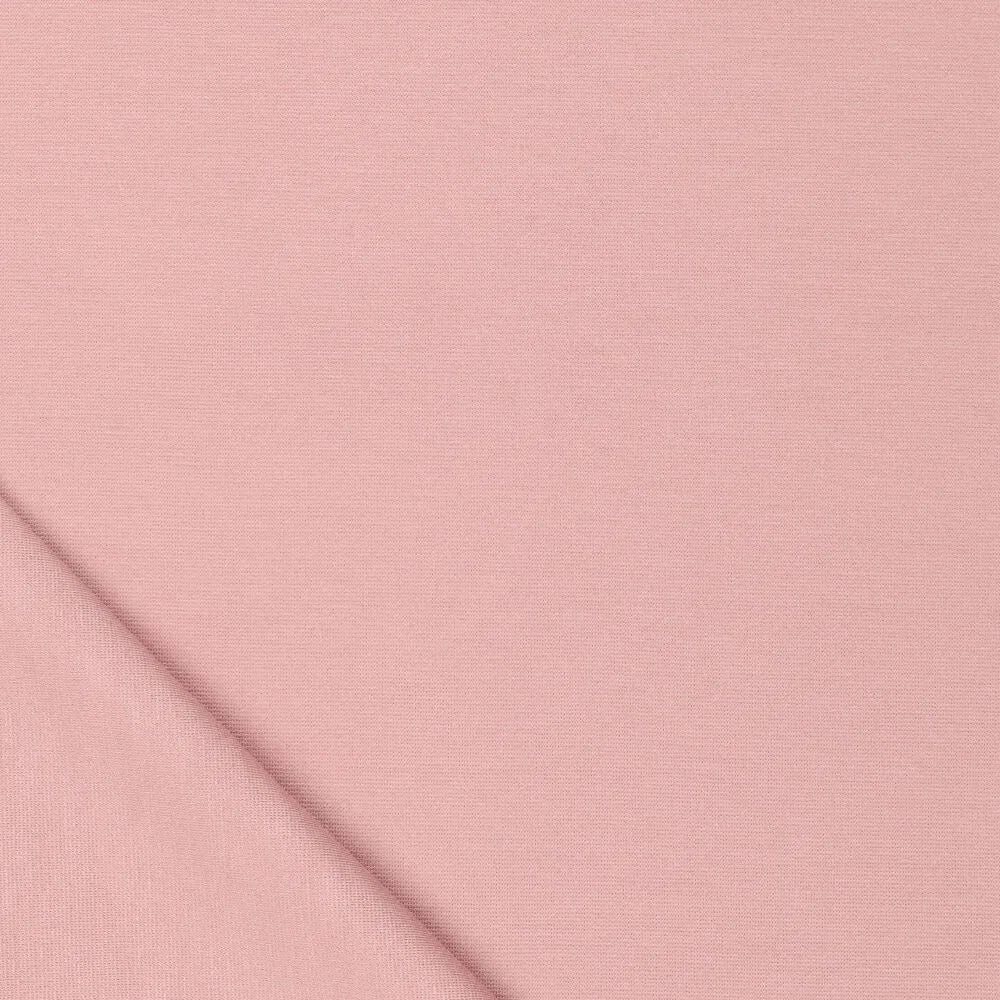 Attēls ar Punta di Roma trikotāžas audums –pūderrozā 320 g/m² – pieejams Šarlotes audumi