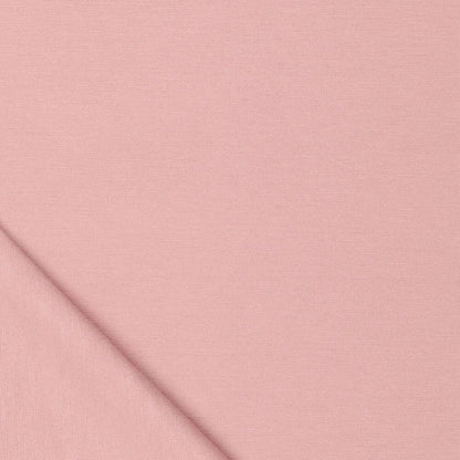 Image de tissu en maille Punta di Roma – rose poudré 320 g/m² – disponible chez Šarlotes audumi