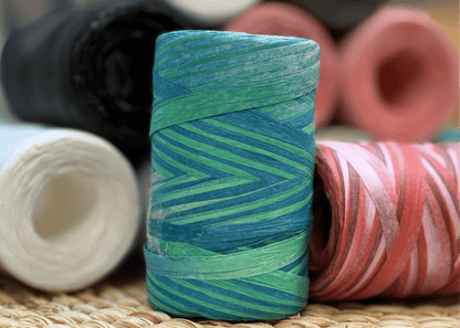 raffia yarn | paper strips for knitting and crocheting - 100 m