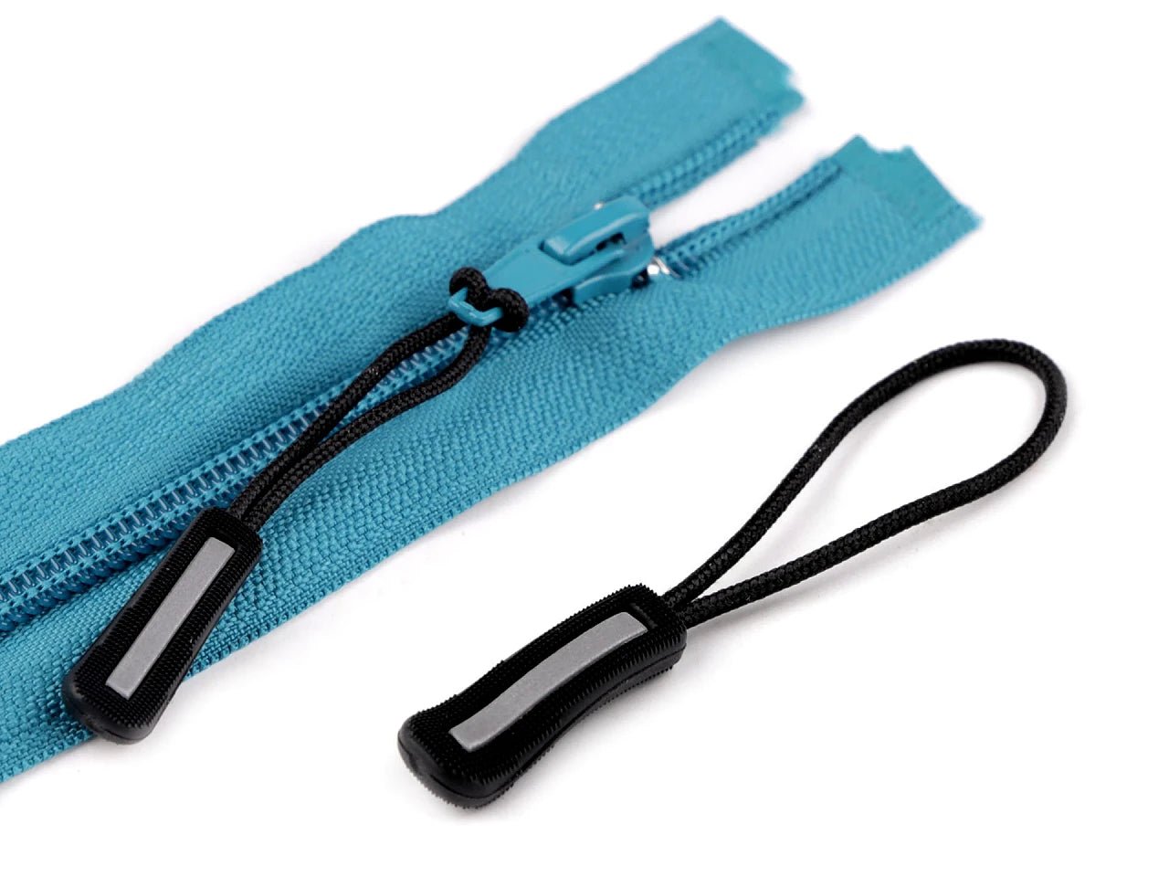 Attēls ar Rāvējslēdzēja vilcējs ar atstarojošu elementu – pieejams Šarlotes audumi