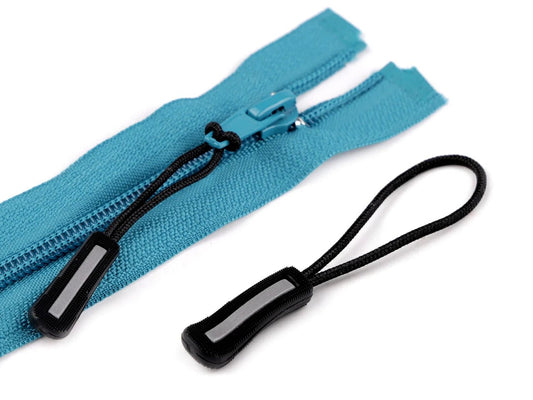 Attēls ar Rāvējslēdzēja vilcējs ar atstarojošu elementu – pieejams Šarlotes audumi