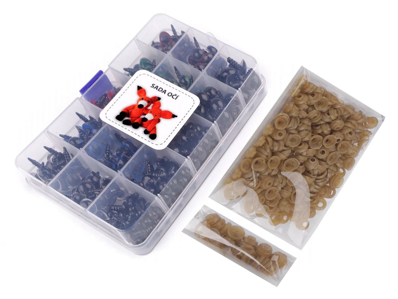 Attēls ar Rotaļlietu acis DIY komplekts (264 gab.) – pieejams Šarlotes audumi