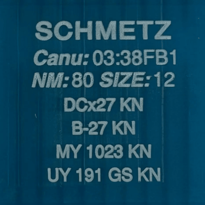 Image des aiguilles d’overlock industrielles SCHMETZ DCx27 (B - 27) SUK KN pour maille fine - 10 pièces – disponible chez Šarlotes audumi
