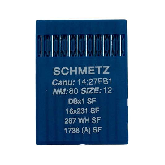 Attēls ar Rūpniecisko šujmašīnu adatas SCHMETZ DBx1 (1738) SUK SF īpaši smalkai trikotāžai - 10 gab. – pieejams Šarlotes audumi