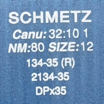 DPx35, 134-35 R — SCHMETZ pramoninių siuvimo mašinų adatos, universalios, 10 vnt.