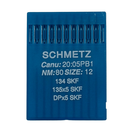 Image d'aiguilles SCHMETZ DPx5 (134) SKF pour machine à coudre industrielle pour mailles très épaisses - 10 pièces – disponible chez Šarlotes audumi