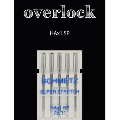 SCHMETZ Aiguilles pour surjeteuse pour tricot HAx1 SP - N°75 (5 p.)