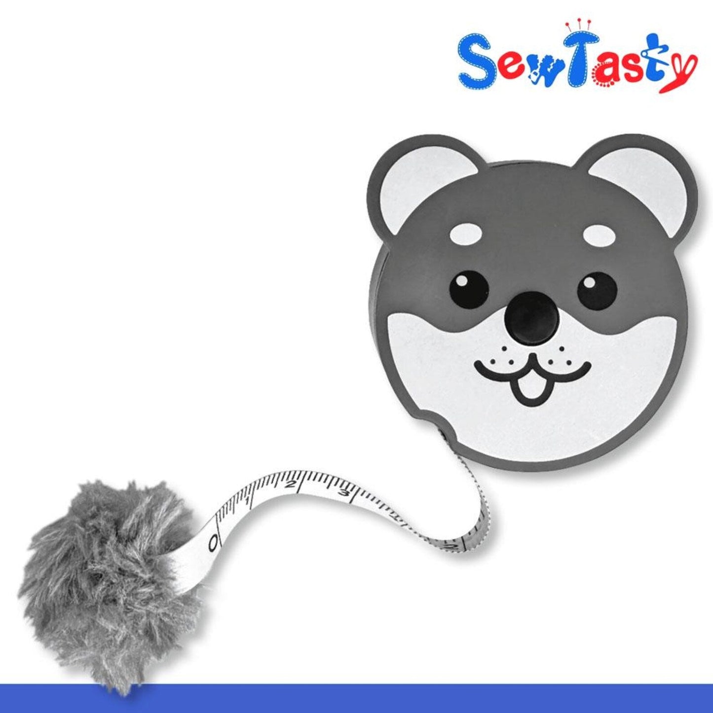 Sew Tasty retractable animal tape measure, 150 cm – for sewing and crafts – available online at Šarlotes Audumi