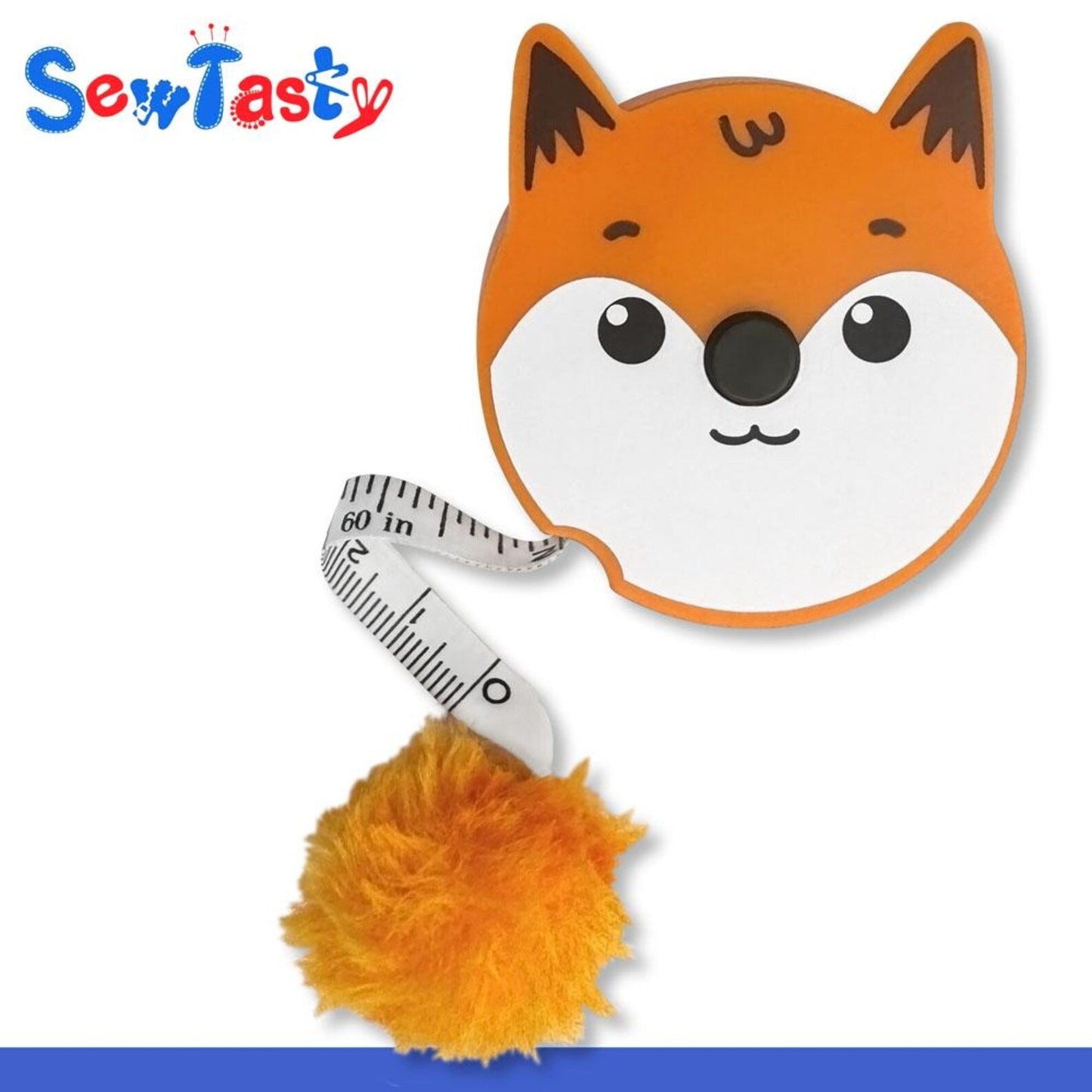 Sew Tasty retractable animal tape measure, 150 cm – for sewing and crafts – available online at Šarlotes Audumi