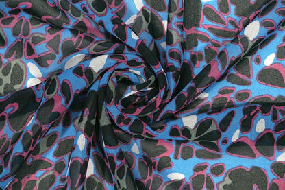Chiffon - motif abstrait | 150 cm | 65 g/m²