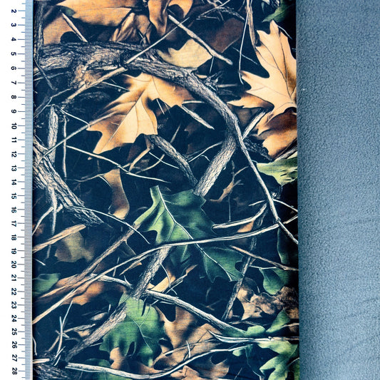 Attēls ar Softshell audums - lapas un zari 310 g/m² – pieejams Šarlotes audumi