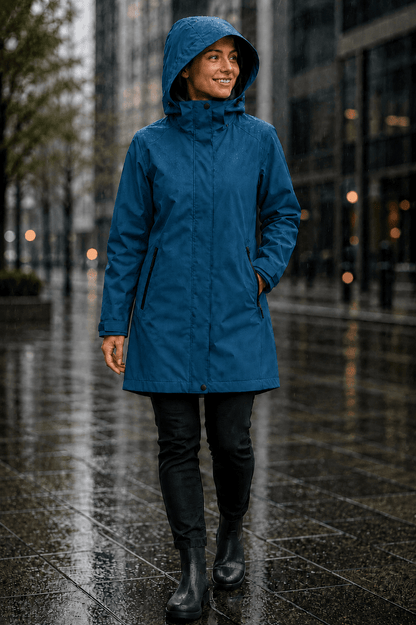 Attēls ar Softshell audums ūdensizturīgs-džinsu zils – pieejams internetā Šarlotes audumi