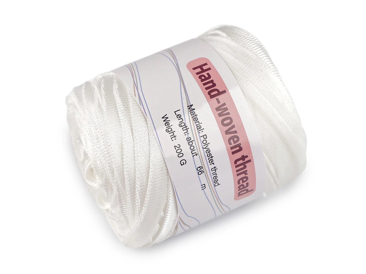 Image with spaghetti-style shiny yarn 200 g / 60 m – available online at Charlotte Fabrics