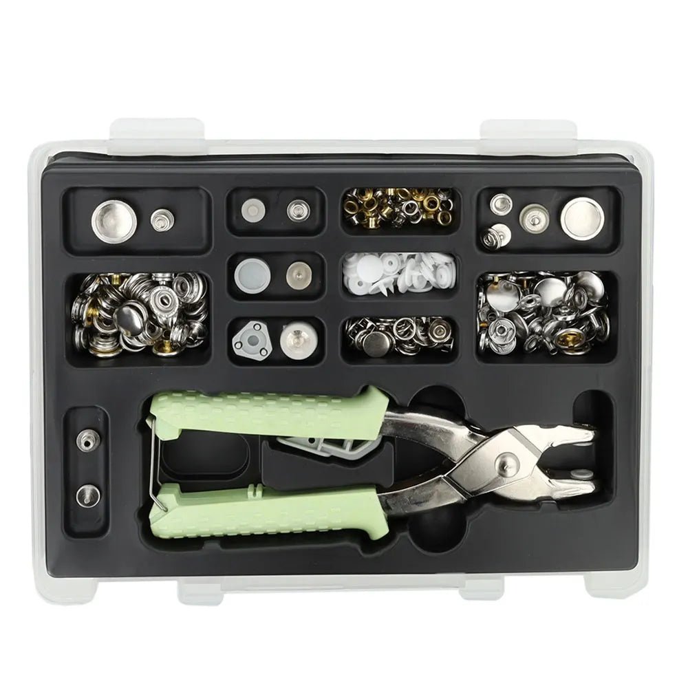 Image de la pince à pression 5-en-1 avec kit d’accessoires Milward – disponible chez Šarlotes audumi