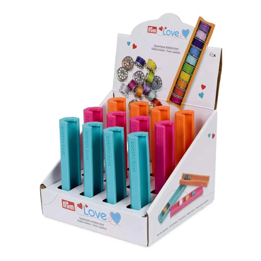 Attēls ar Spolīšu turētājs PRYM – ērts palīgs uzglabāšanai – pieejams Šarlotes audumi