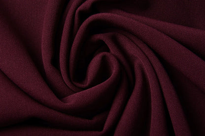 Tissu de costume avec élasthanne - bordeaux 275 g/m²