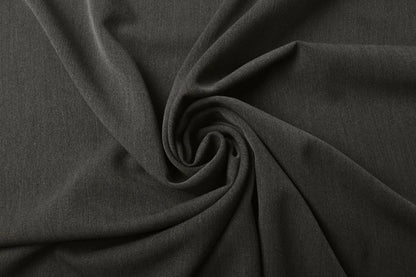 Kostiuminis audinys su elastanu–pilkas melanžas 275 g/m²