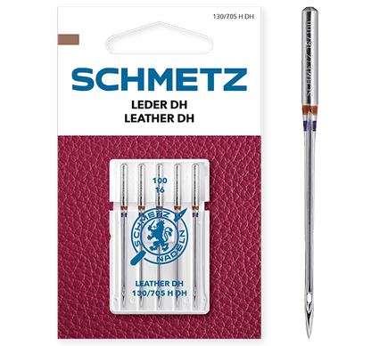 Aiguilles pour machine à coudre pour cuir SCHMETZ LEATHER DH - N°100 (5 pièces)