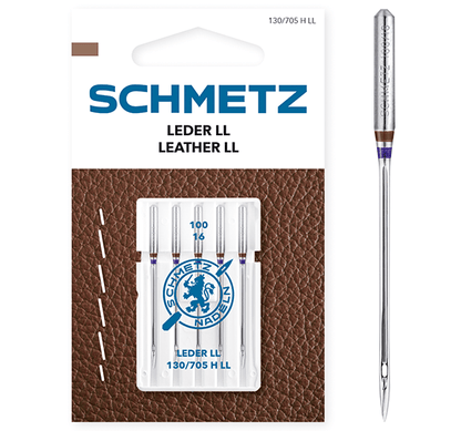 Aiguilles pour machine à coudre pour cuir SCHMETZ LEATHER - N°100 (5 pièces)