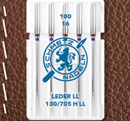 Aiguilles pour machine à coudre pour cuir SCHMETZ LEATHER - n°100 (5 pcs)