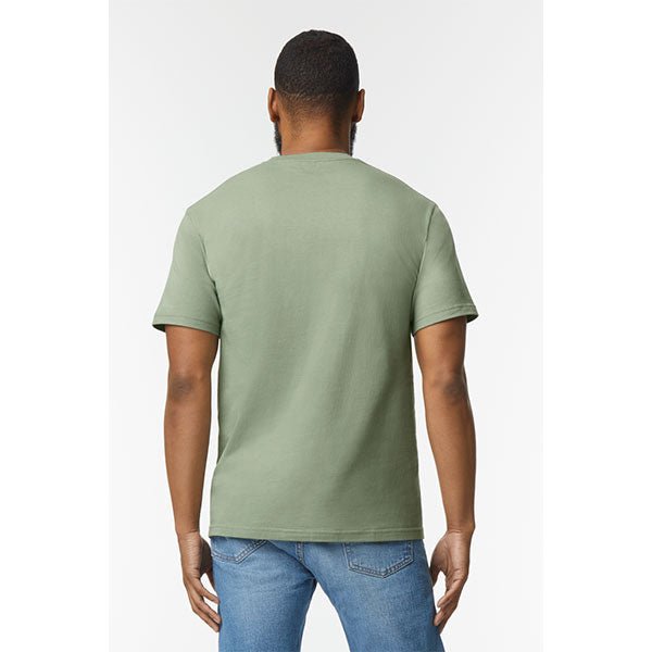 Attēls ar T - krekls 100% kokvilna - melns 180 g/m² – pieejams Šarlotes audumi