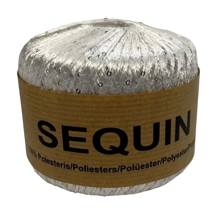 Image avec fil à tambour Midara Sequin – 50 g/ 300 m – disponible chez Šarlotes audumi