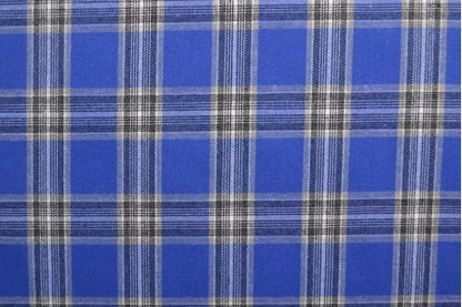 Flanelė – karališkai mėlyna languota