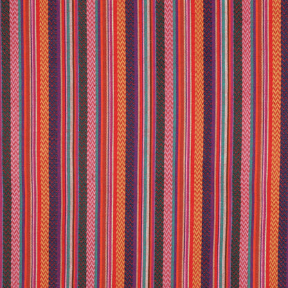 Tissu à motif traditionnel - lilas, orange et rouge 200 g/m²