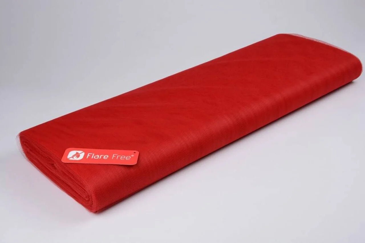 Attēls ar Tills stingrs – sarkans| 100% neilons |20 g/m² 150 cm – pieejams Šarlotes audumi