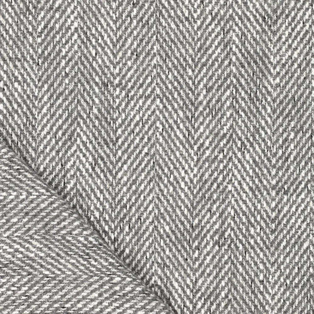 Attēls ar Vilnas audums ar skujiņas rakstu | pelēks | 390 g/m² | 145 cm – pieejams Šarlotes audumi