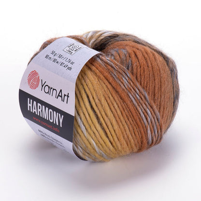 Yarn Art Harmony wool yarn - multicolor 80 m 50g #A - 13