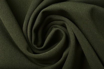 Viskozes gabardīns ar elastānu - haki 275 g/m²