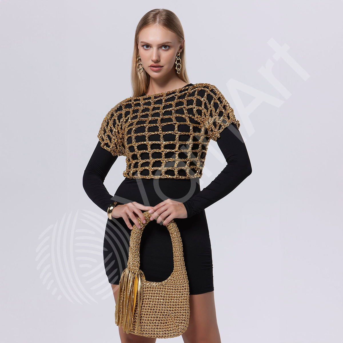 YarnArt Metallic Club – metalizuoti juostiniai siūlai nėrimui ir rankdarbiams 180 g / 55 m – įsigyk internetu parduotuvėje „Šarlotės audiniai“