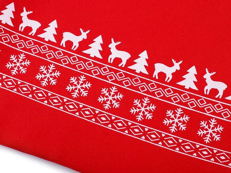 Nuotrauka su kalėdiniu dovanų maišeliu 30 × 35 cm – prieinama internetu Šarlotes audiniai