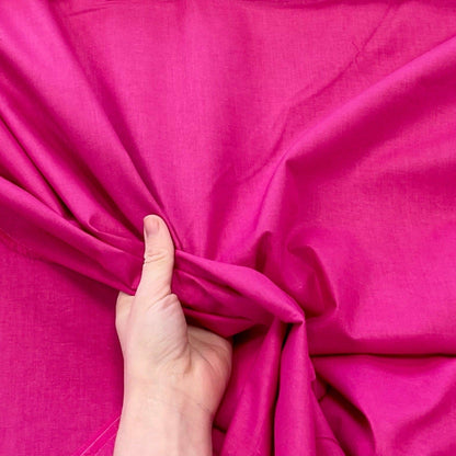 Tissu 100 % coton - fuchsia 125 g/m²