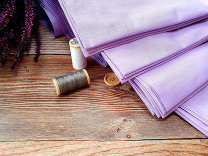 100% Baumwollstoff - lila 125 g/m²