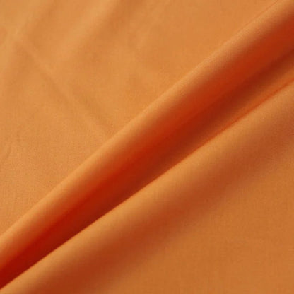Tissu 100 % coton orange 220 cm 146 g/m²