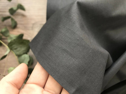Tissu en coton 100 % gris-vert 220 cm 146 g/m²