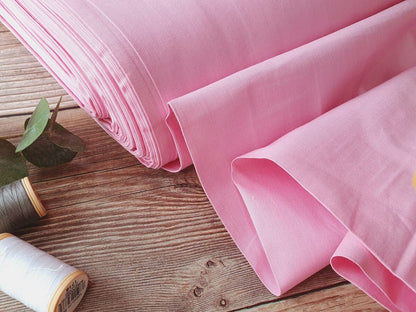 100% Baumwollstoff-rosa 125 g/m²