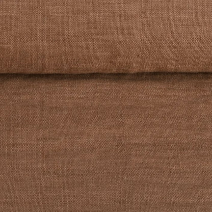 100 % lin adouci marron clair 205 g/m²