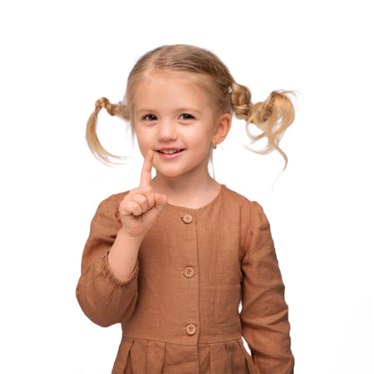 100% weichgewaschenes Leinen in Cognac 165 g/m²