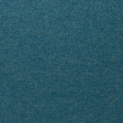 100% Wollstoff, petrolmeliert, 385 g/m²
