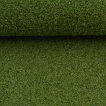 100 % tissu en laine, vert chaud 385 g/m²