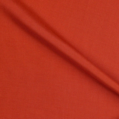 Tissu 100 % viscose rouge brique 100 g/m²