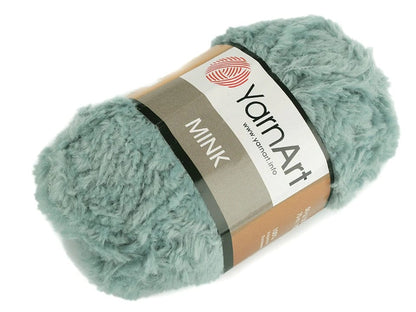Yarn Art MINK turquoise blue 75m 50g #348